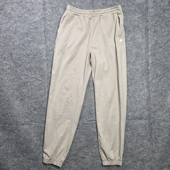 Vuori Boyfriend Jogger Dreamknit Womens XS Beige Elastic Cuffs Pockets VW457 - Picture 1 of 9